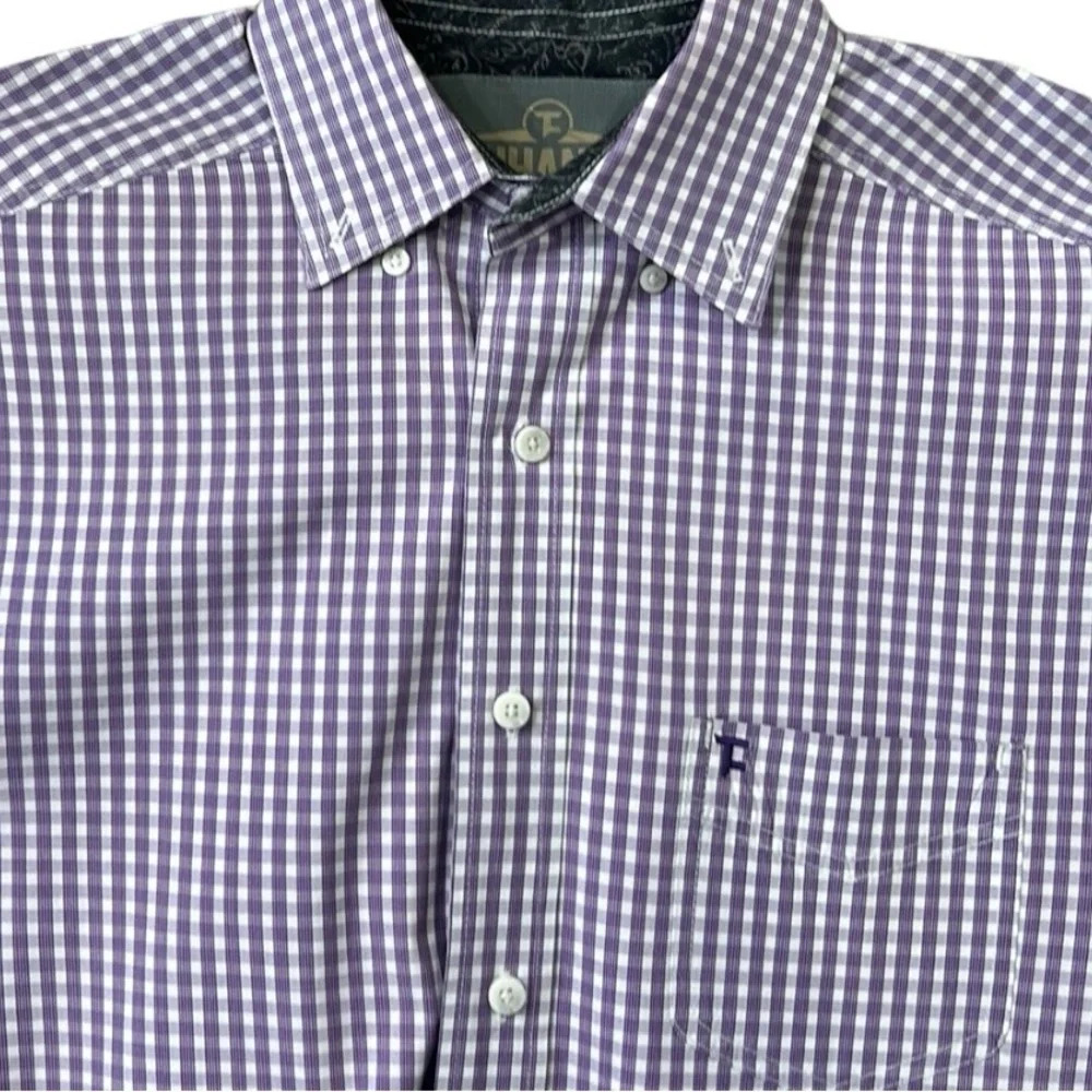 Panhandle Slim Tuf Cooper Performance Plaid Short Sleeve Button Down Shirt - Picture 5 of 8
